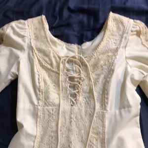 Gunne Sax Cream Dress